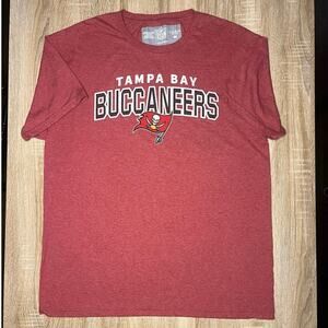 Tampa Bay Buccaneers Authentic Large Red Mens Short Sleeve NFL TShirt